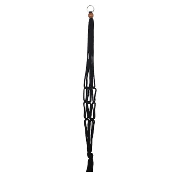 Primitive Planters 36 in. Black Macram Plant Hanger PR311131 - main